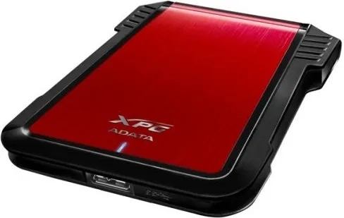 Rack extern ADATA negru cu detalii roșii pentru HDD SSD 2.5 inch USB 3.1