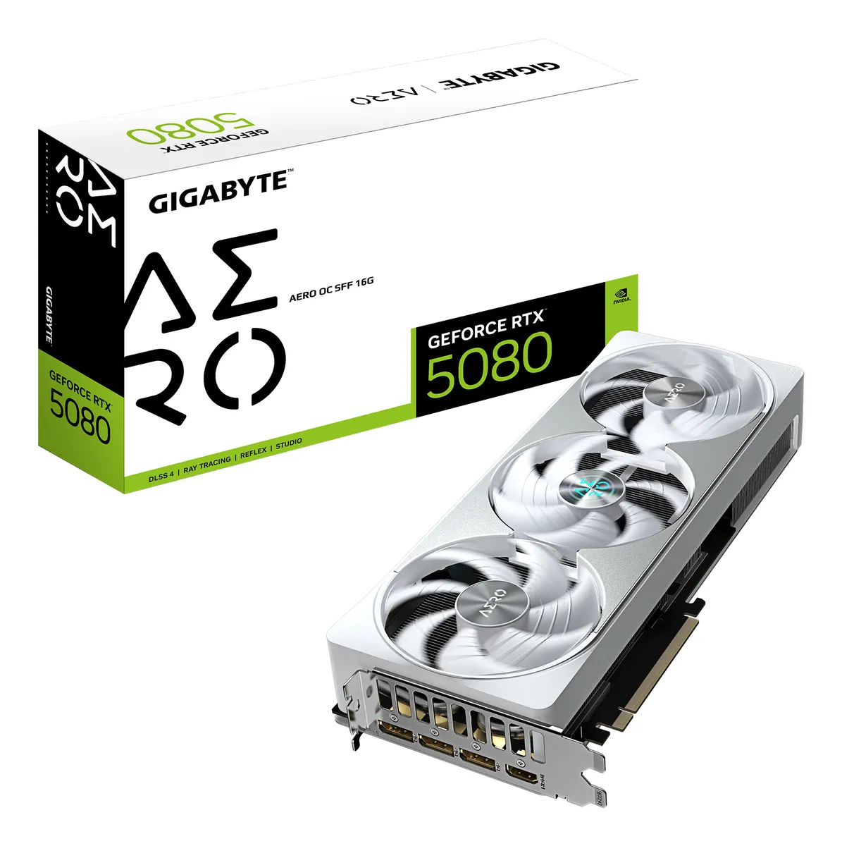 Placa video Gigabyte RTX 5080 Aero OC 16GB GDDR7 gaming