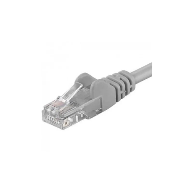 Patchcord UTP RJ45-RJ45 Cat.6, LSZH, 1.5m, gri - EMTEX "UTP-6-1.5-G-LSZH-EMT" (timbru verde 0.18 lei)