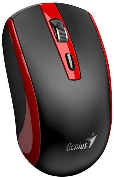 Mouse wireless Genius ECO-8150 roșu cu buton Copilot