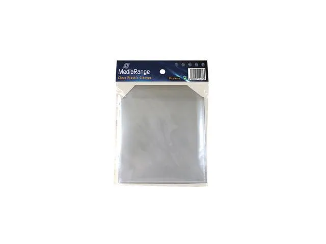 Plicuri protectoare transparente cu clapă MediaRange 50 buc