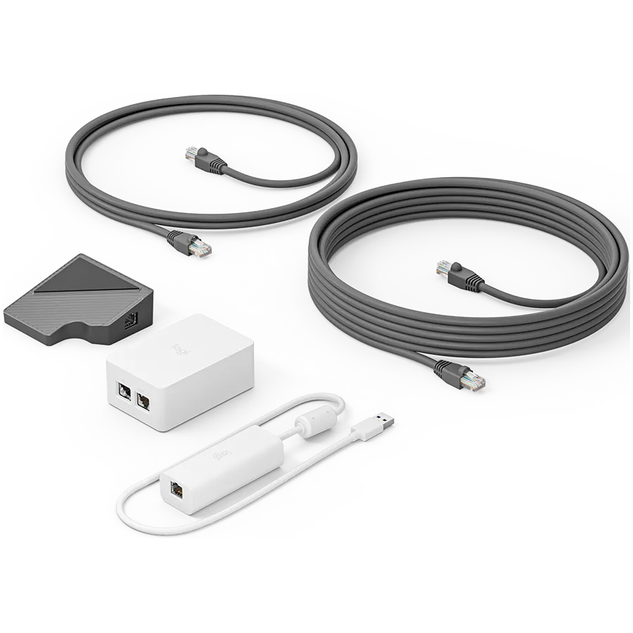 Panou de control Logitech TAP touchscreen cu cablu CAT5E