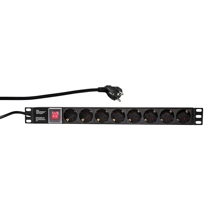 PDU Logilink 1U rack 8 prize Schuko comutator on/off