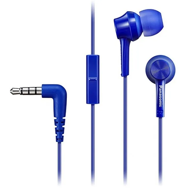 Căști Panasonic RP-TCM115E-A cu microfon inline și telecomandă flexibile