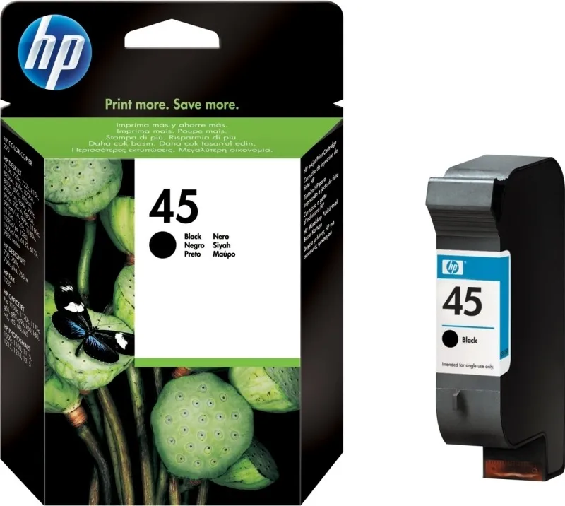 Cartus cerneală HP 45 negru original pentru DeskJet
