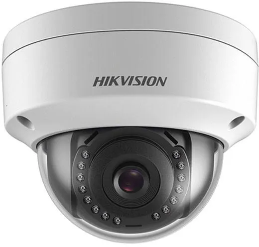 Cameră IP Hikvision dome 2MP cu infraroșu 30m și PoE