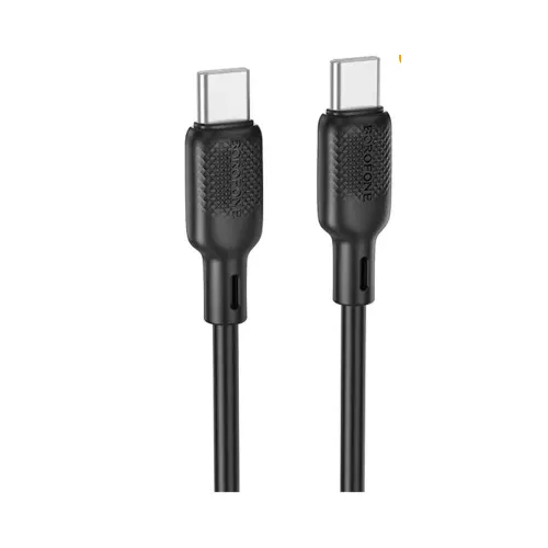 CABLU alimentare si date Borofone "BX113", Fast Charging Data Cable pt. smartphone, USB Type-C la USB Type-C, 60W 3A, 3m, negru "6941991115561" (timbru verde 0.18 lei)