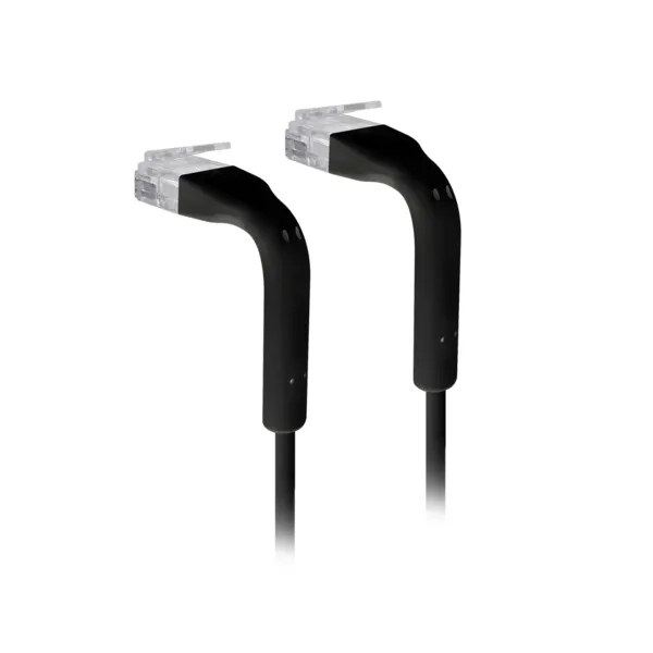 Cablu patch RJ45 1 metru Ubiquiti culoare gri cu conectori auriți