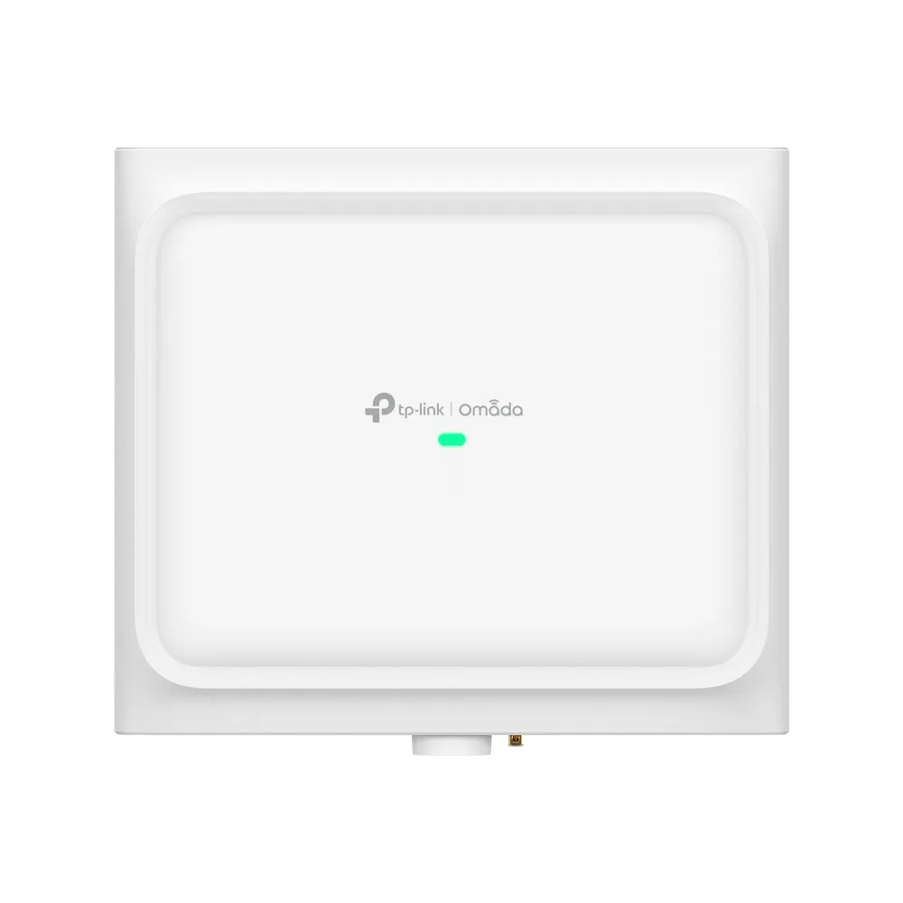 Access point TP-Link Wi-Fi 7 BE9300 pentru exterior cu 6 antene și PoE