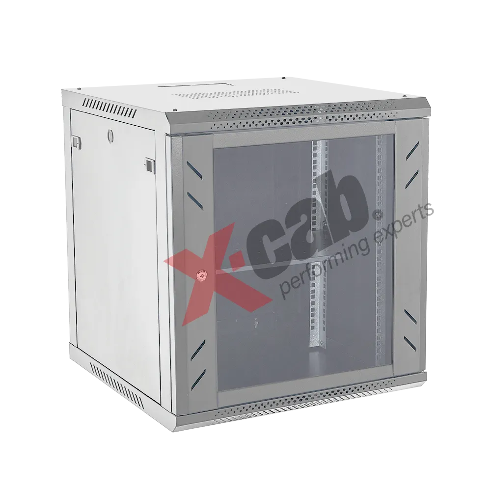Carcasă server rack perete metalică gri Xcab 12U 600x600