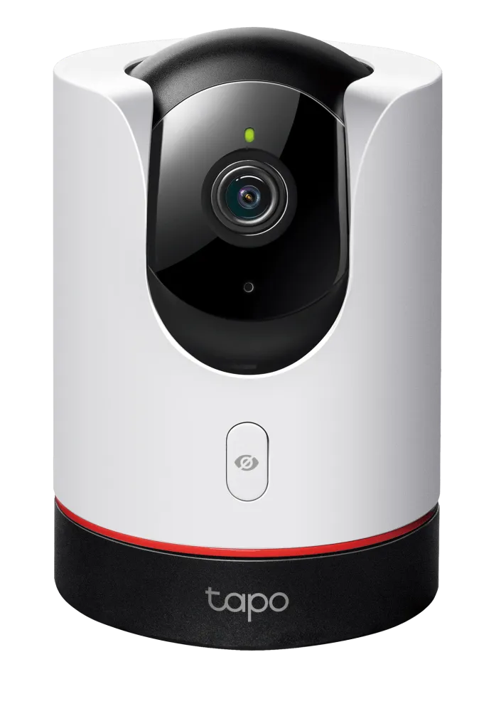 Camera IP TP-Link Tapo C225 alb cu lentilă, vedere frontală