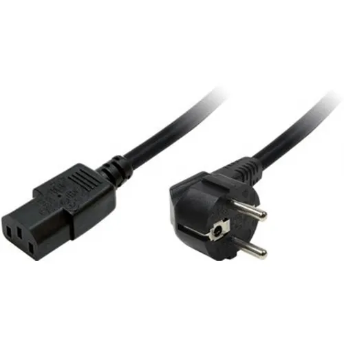 Cablu alimentare Logilink 1.8m Schuko C13 negru cu certificare VDE