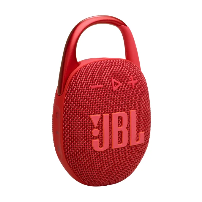 Boxă portabilă JBL Clip 5 roșu cu Bluetooth 5.3 și putere 7W
