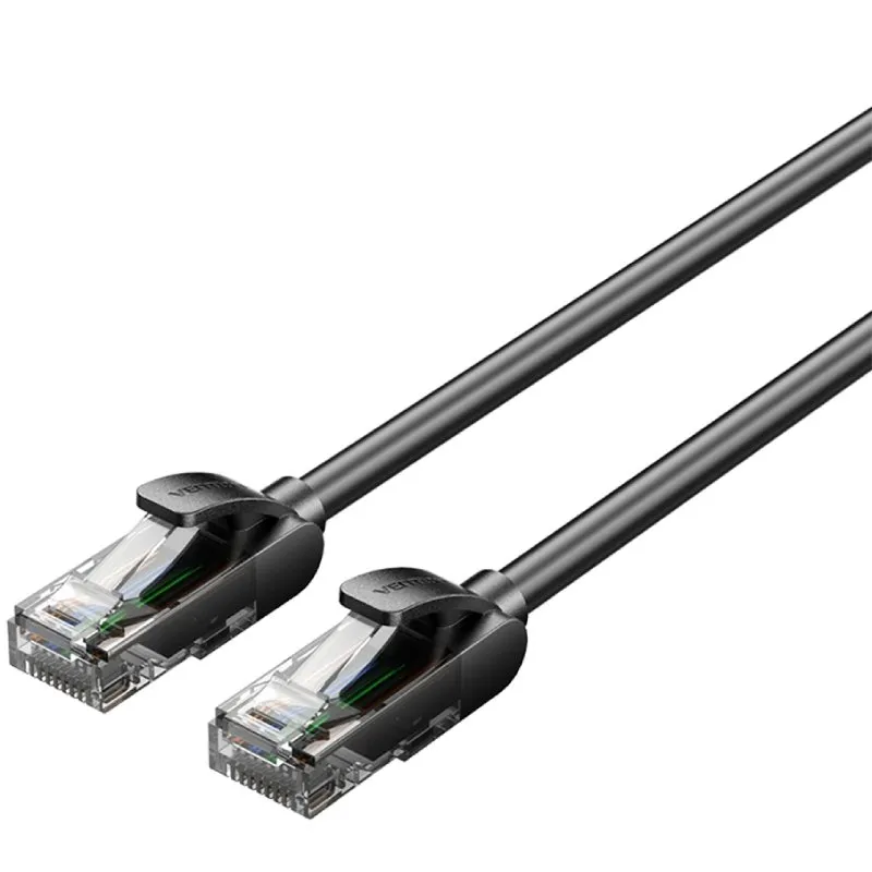 Cablu patch cord UTP negru Cat. 5e Vention 3m RJ-45