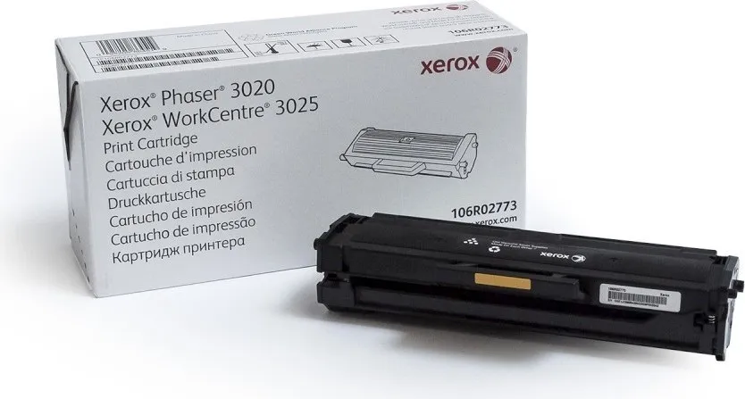 Toner original Xerox 106R02773 black cu timbru verde de autenticitate