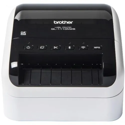 Imprimantă termică Brother QL-1110NWBC cu rezoluție 300dpi