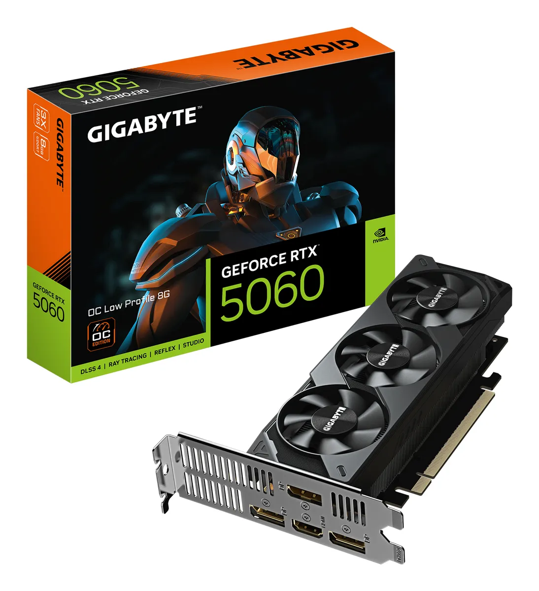 Plăcuță grafică Gigabyte RTX 5060 OC 8GB low profile