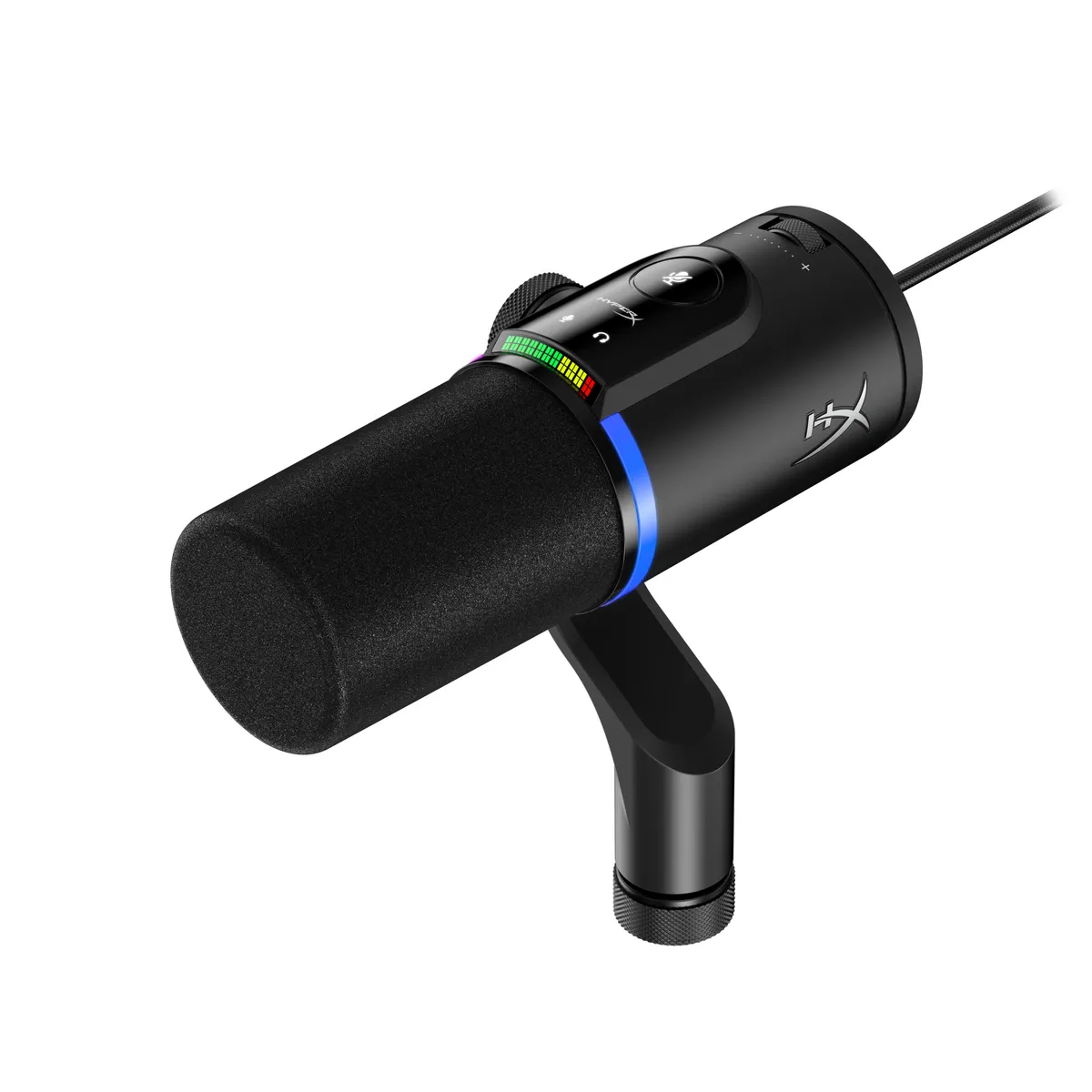 Microfon HP HyperX FlipCast negru pentru streaming și gaming