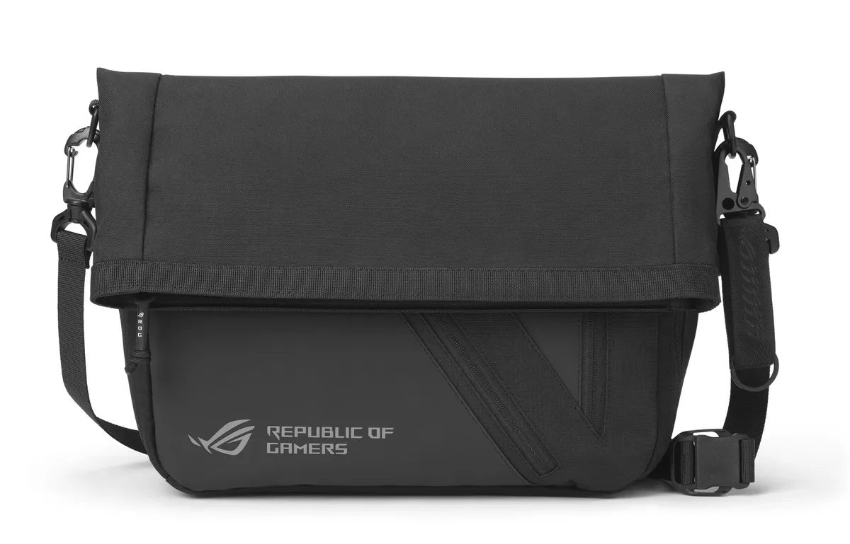 Rucsac messenger ASUS ROG Archer negru pentru laptop și gaming