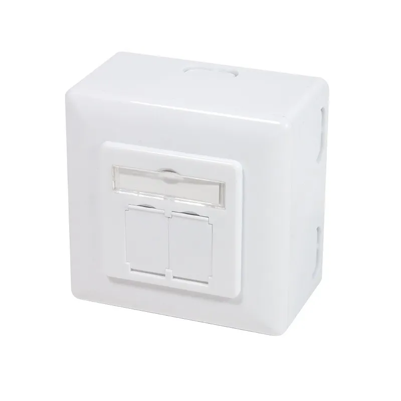 Priză RJ-45 Logilink cu 2 ieșiri ecranate pentru Cat6