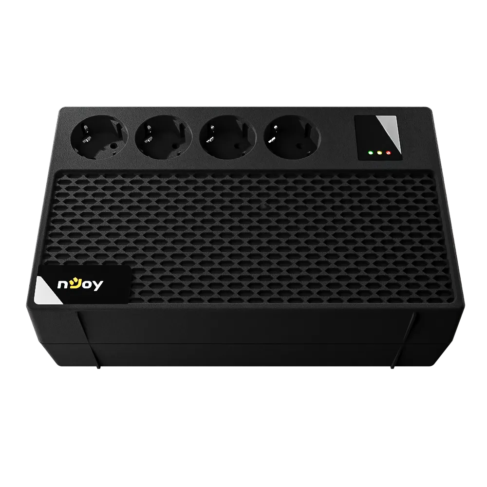 UPS Njoy Renton 650 Plus negru - dispozitiv protecție alimentare