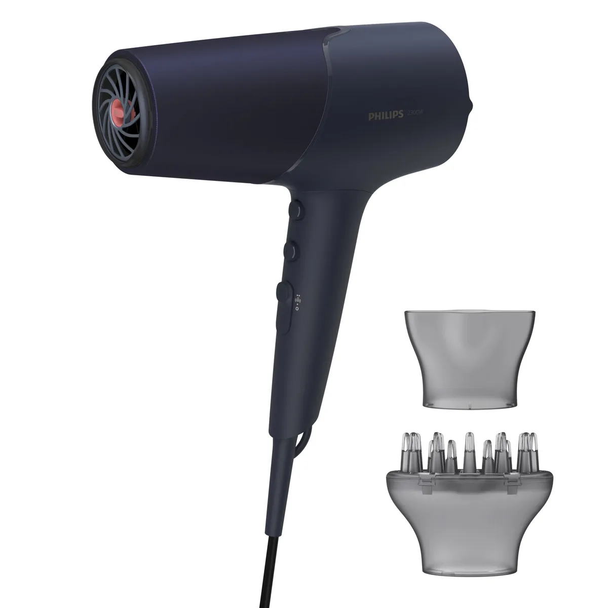 Uscător de păr Philips BHD510/00 cu difuzor și concentrator