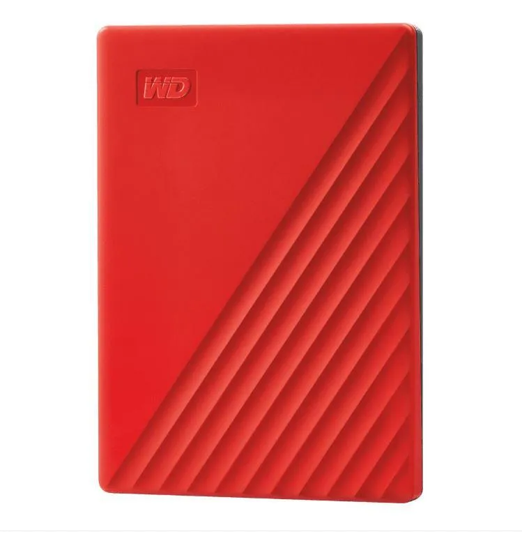 Hard disk extern WD My Passport 2TB roșu cu conexiune USB 3.2