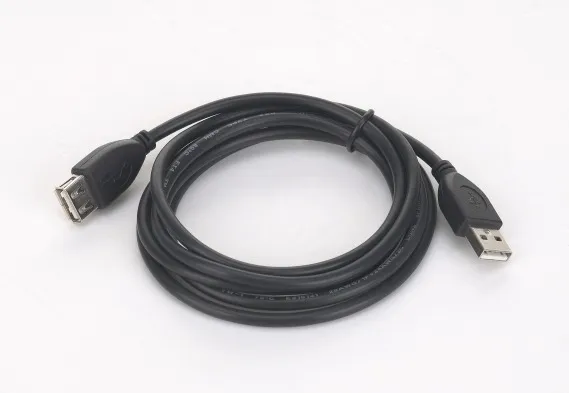 Cablu USB prelungitor Gembird 3 metri cu conectori auriți negru