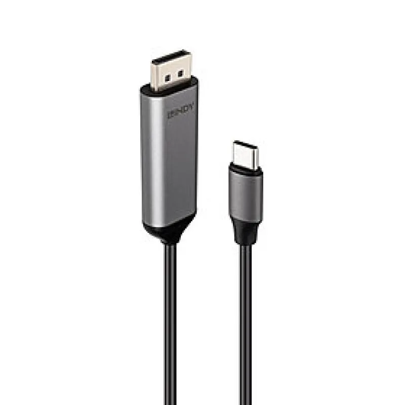 Cablu USB-C la DisplayPort bidirectional Lindy 2m