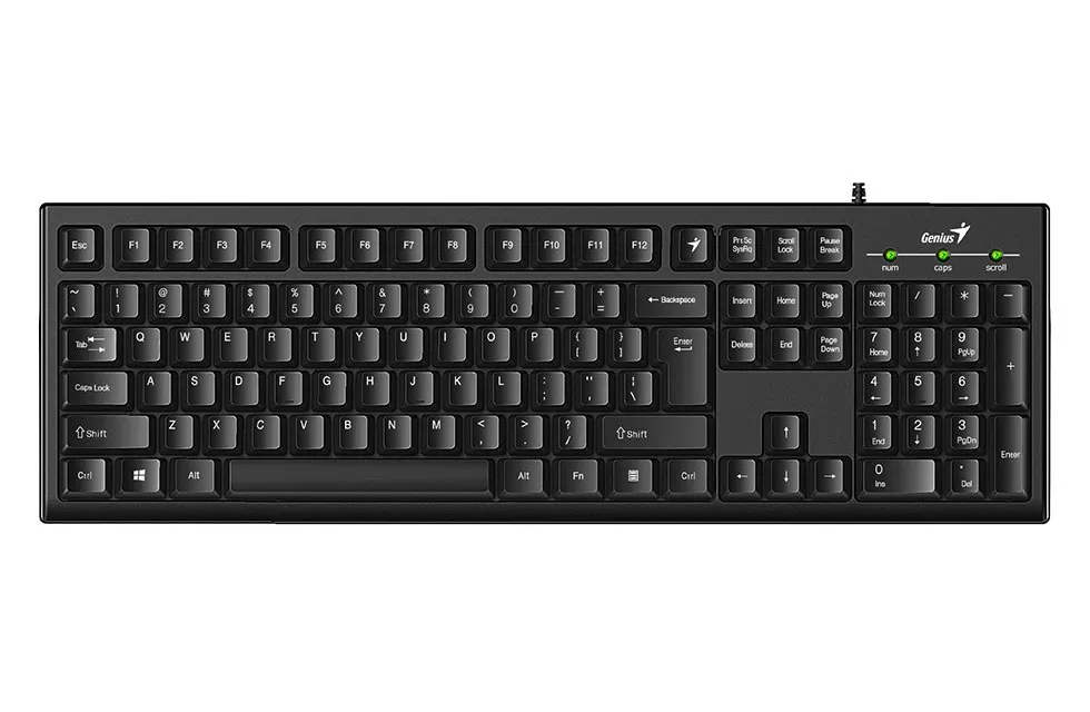 Tastatură Genius Smart KB-100 neagră cu 104 taste și diacritice românești