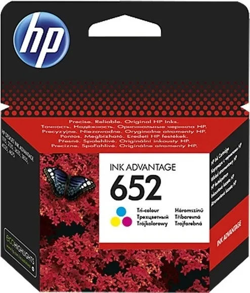 Cartus HP 652 color original pentru imprimanta DeskJet 2135