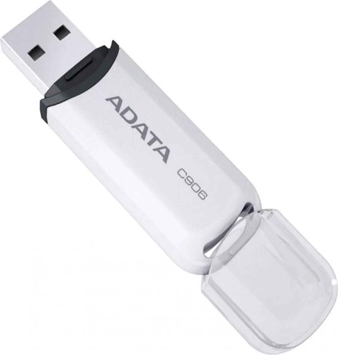 Stick USB 32 GB ADATA alb cu capac protector