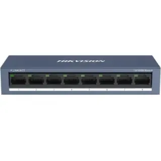 Switch Hikvision 8 porturi DS-3E0108-O negru profesional
