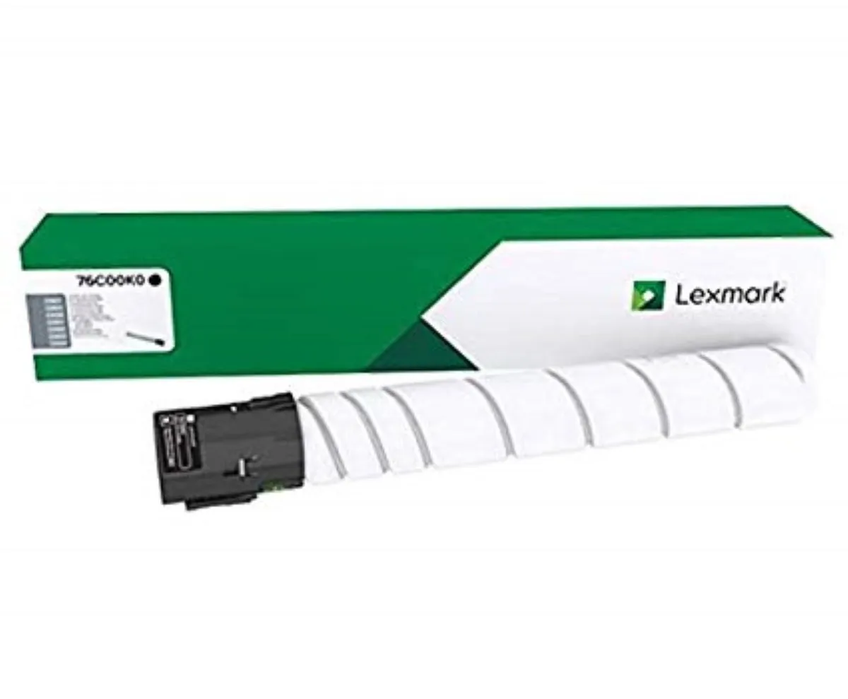 Toner Lexmark 76C00K0 negru original în cutie