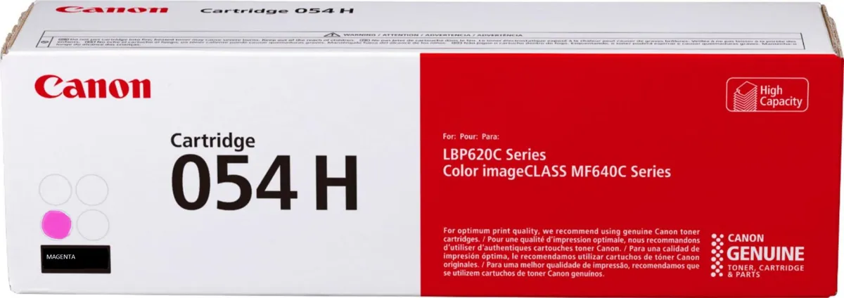 Cartus toner original Canon Magenta CRG-054HM pentru imprimante I-Sensys