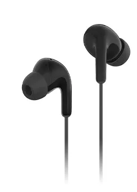 Căști Xiaomi USB-C Earphones negru cu design compact