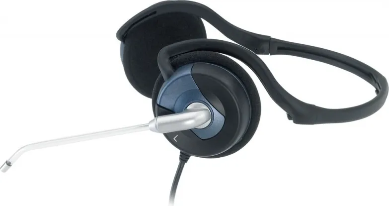 Căști Genius HS-300N negru cu microfon pe brat pentru call center