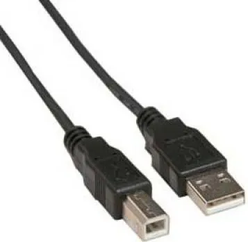 Cablu USB SPACER pentru imprimantă 3 metri Type-B negru