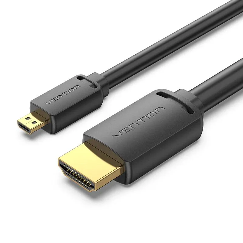 Cablu Vention microHDMI la HDMI negru 3m pentru 4K 60Hz