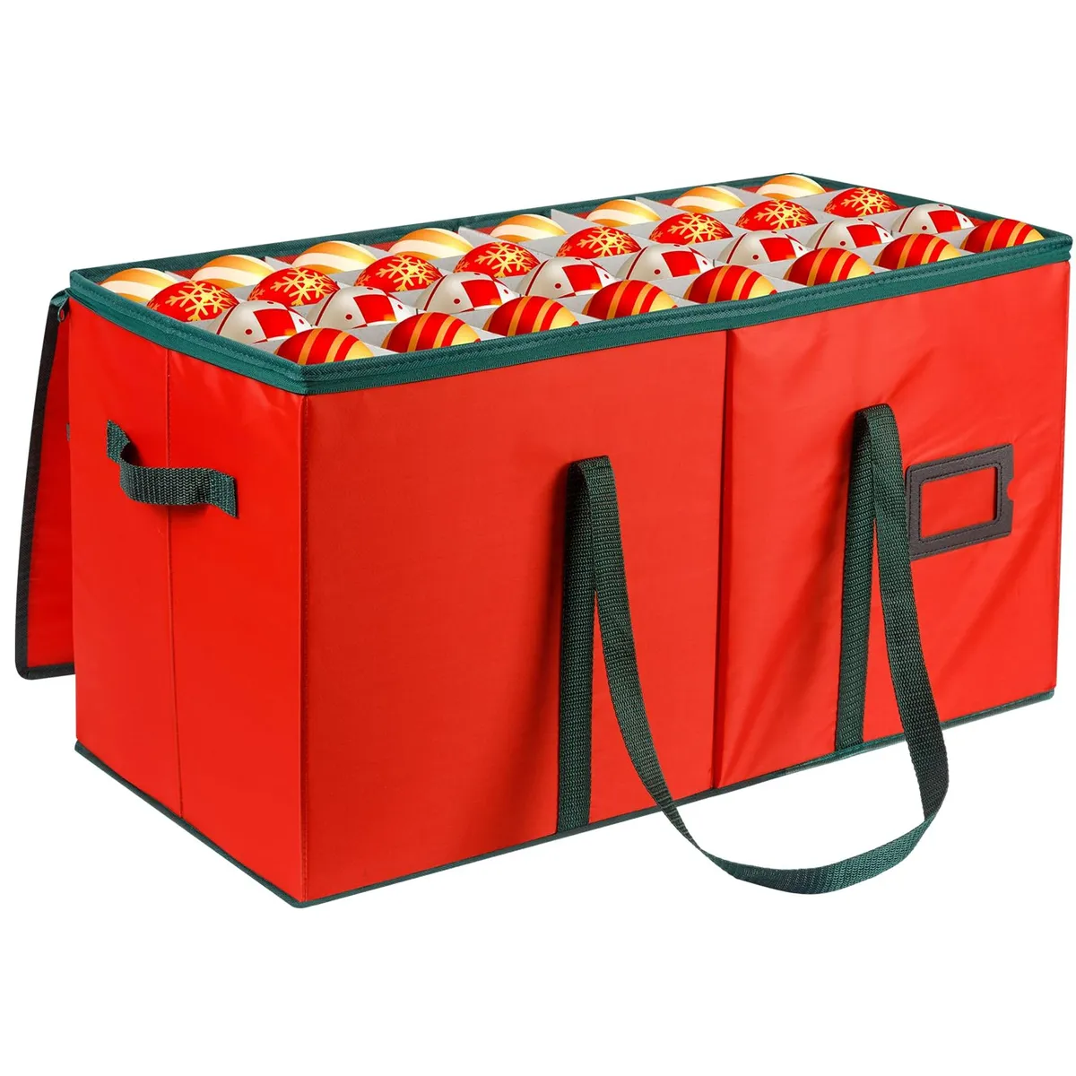 Cutie Oxford XL depozitare globuri crăciun 128 compartimente cu capac