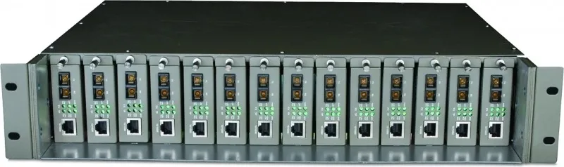 Șasiu rackabil TP-Link TL-MC1400 cu 14 sloturi pentru media convertoare