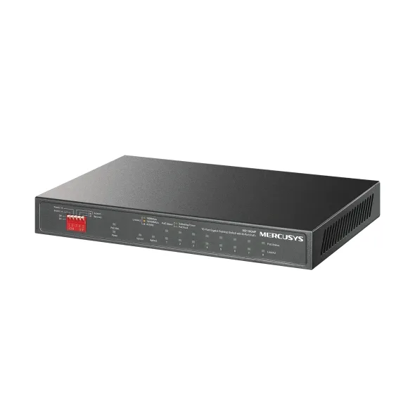 Switch PoE Mercusys MS110GMP 8 porturi Gigabit metalic