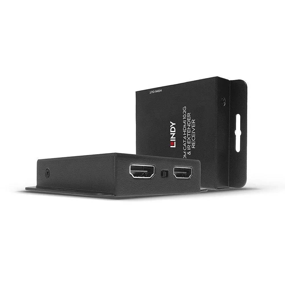 Extender HDMI și IR Lindy 70m pe Cat.6 pentru transmisie lungă distanță