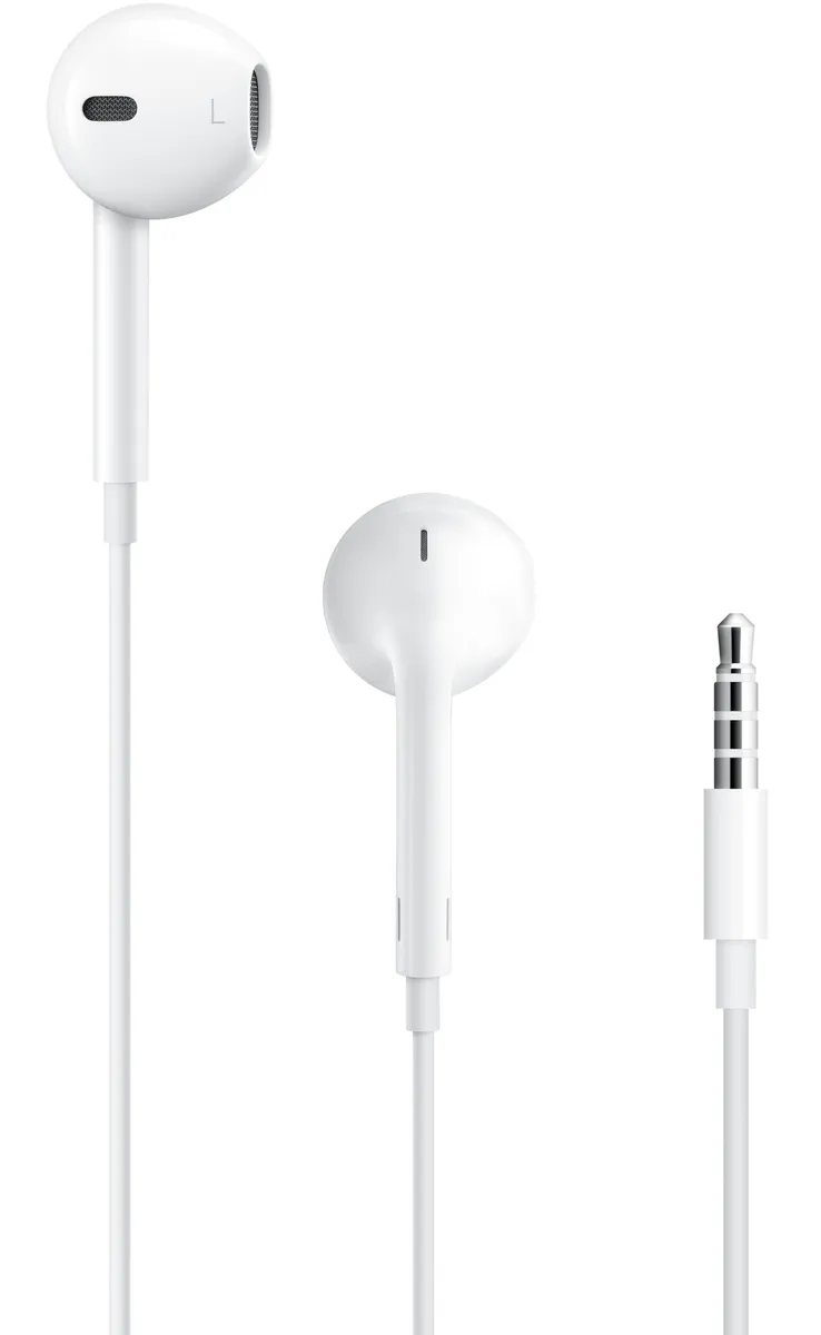 Căști Apple EarPods wireless cu design alb elegant