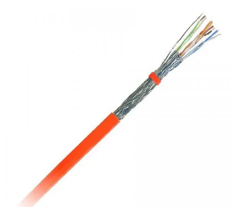 Rola cablu UTP Cat6 Nexans 500 metri cupru solid portocaliu