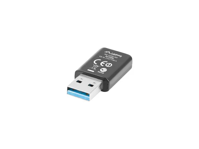 Adaptor USB Lanberg AC1200 WiFi dual band pentru rețea wireless