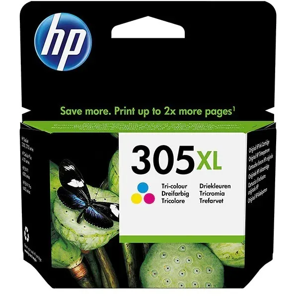 Cartus cerneală original HP 305XL Color pentru imprimante DeskJet