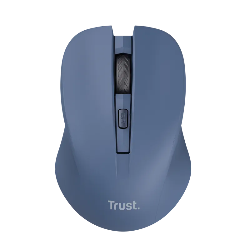 Maus wireless Trust Mydo negru cu design ergonomic