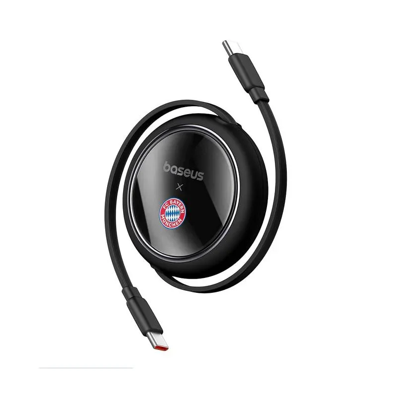 Cablu USB-C retractabil Baseus Free2Pull Mini negru 1.5m