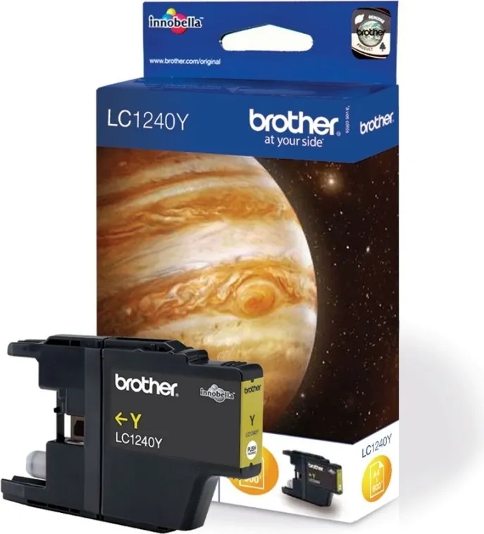 Cartus cerneala original Brother LC1240Y galben pentru imprimante